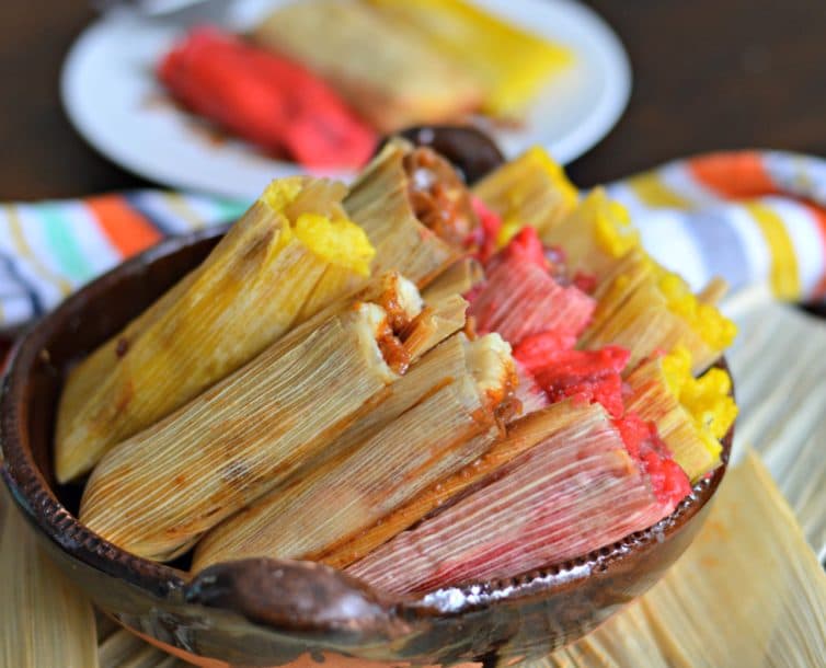 Tamale Fest food and tamales
